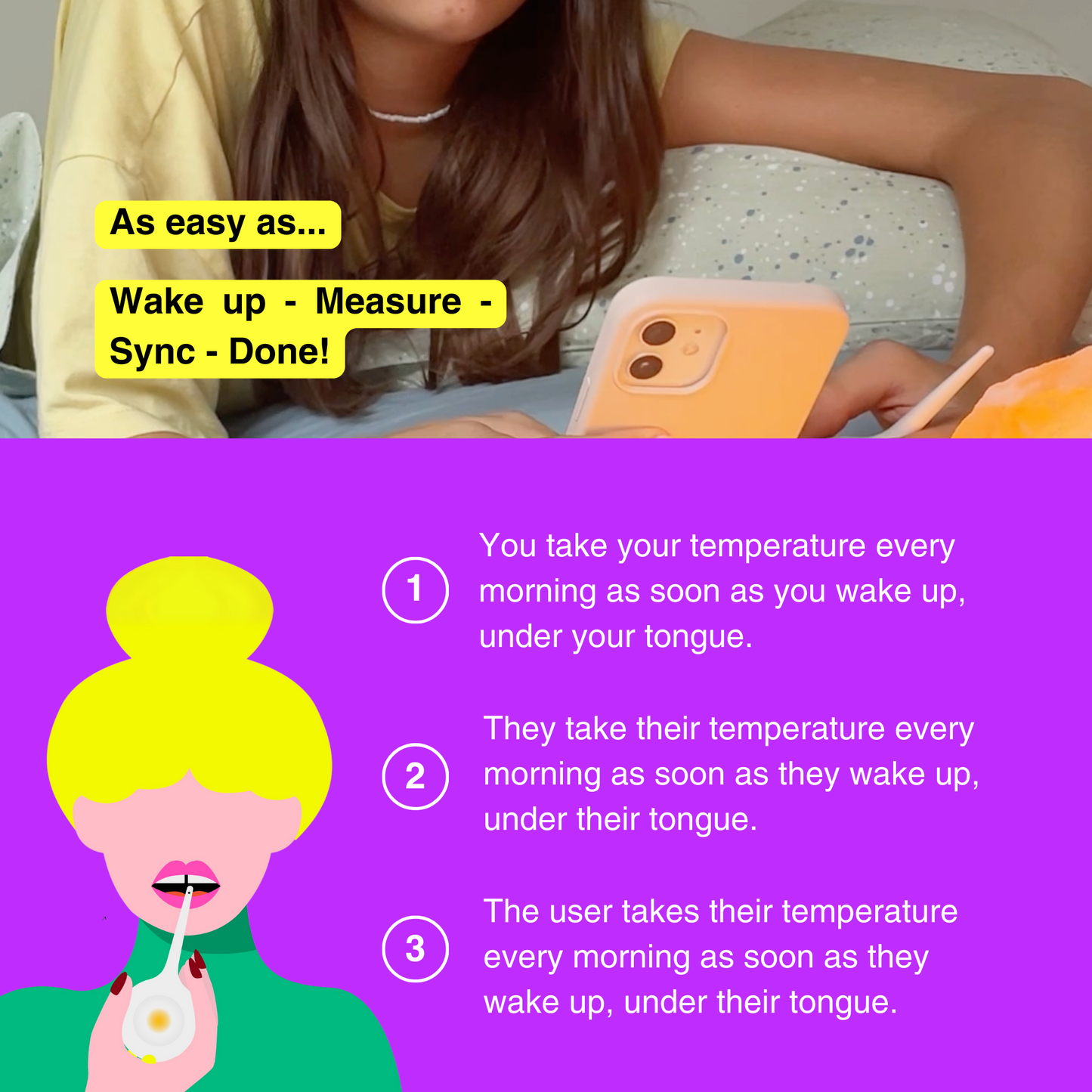 Teena - Cycle tracking device made for teens